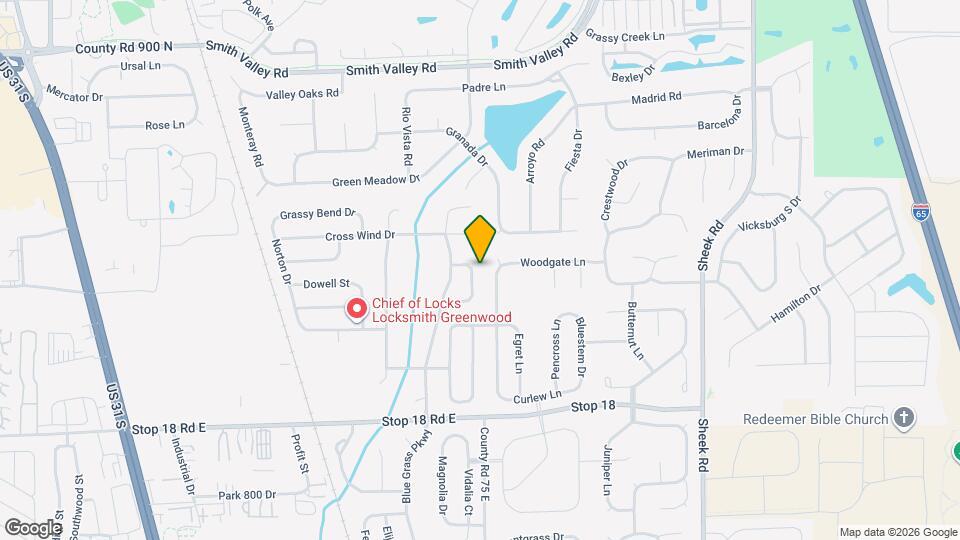 1309 Blue Heron Ln Map and Location Details