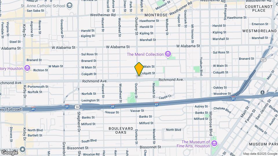 1660 Richmond Ave. Map and Location Details