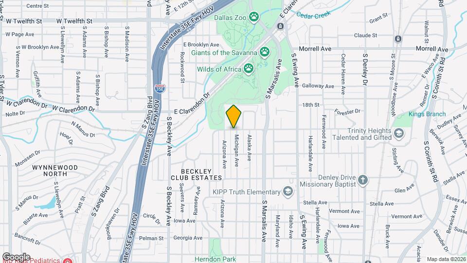 1303 Michigan Ave Map and Location Details