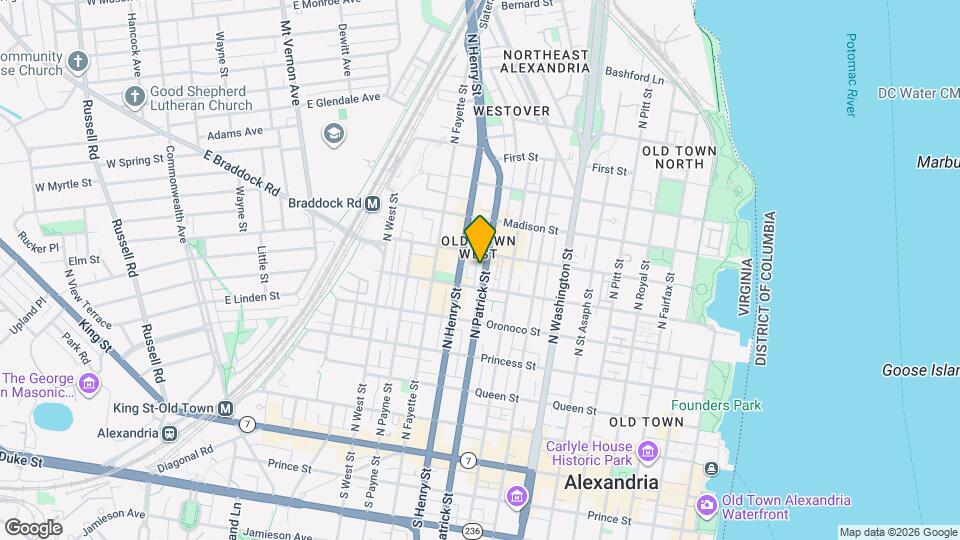 618 N Patrick St Map and Location Details