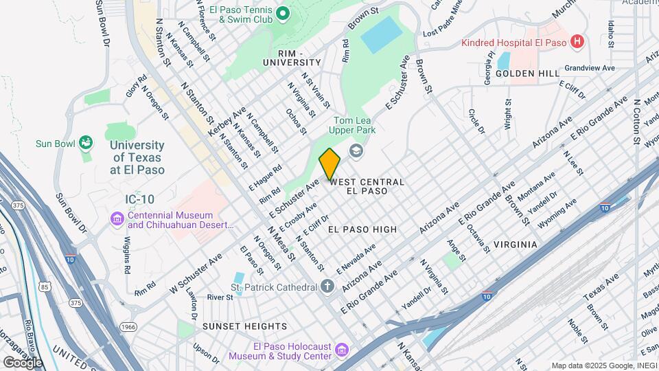 1602 Florence St Map and Location Details