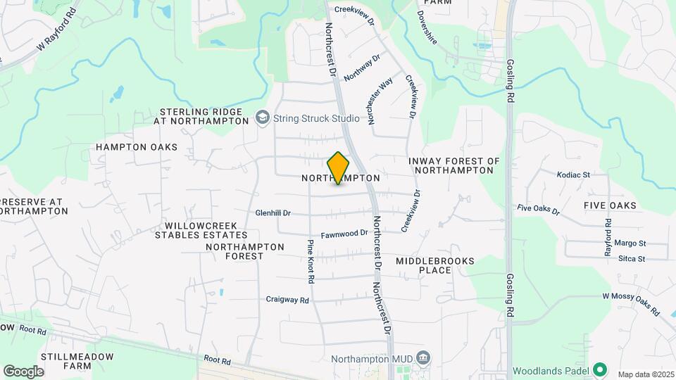 6302 Hickorycrest Dr Map and Location Details
