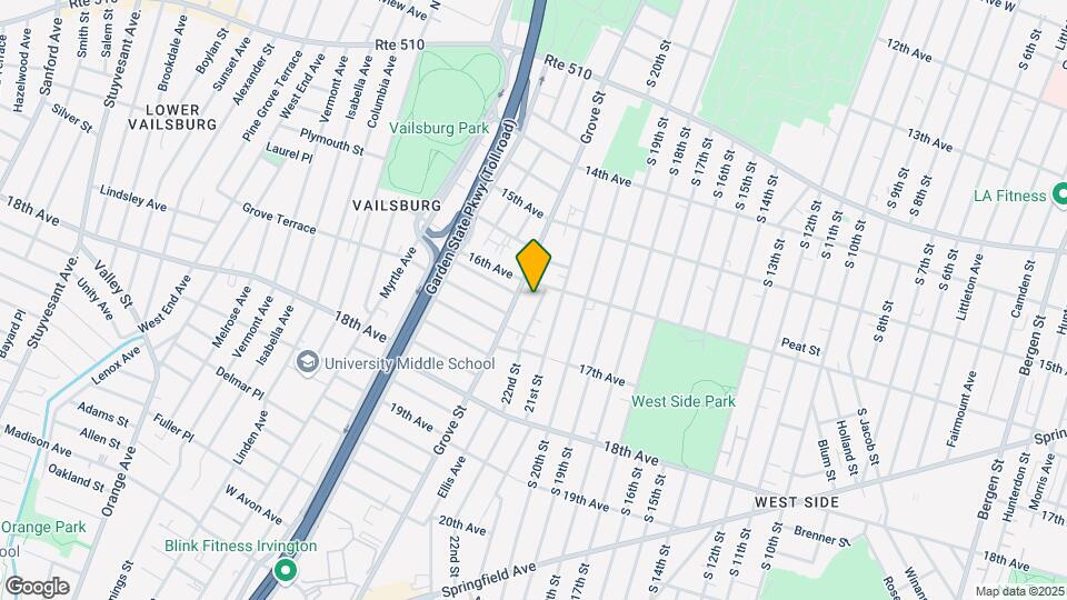 261 22nd St Map and Location Details