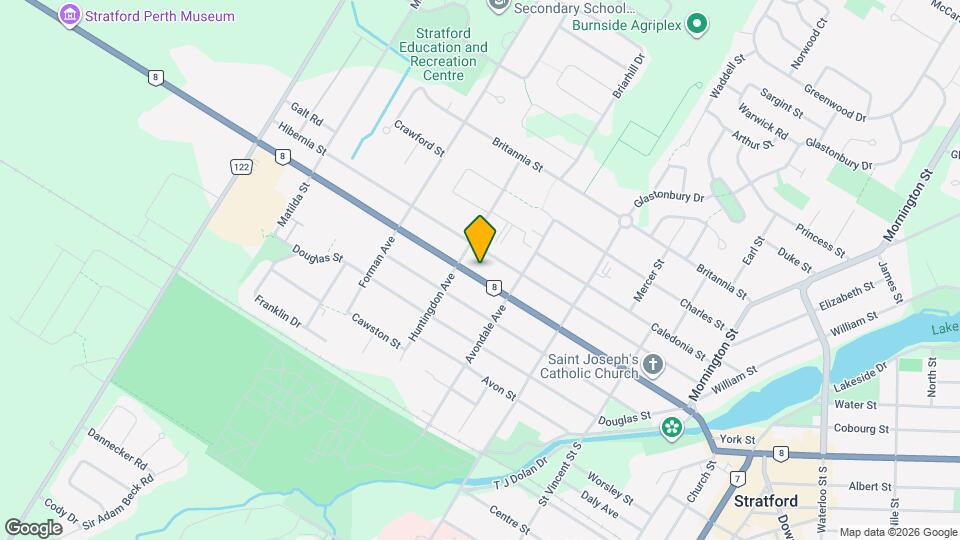 322 Huron St Map and Location Details