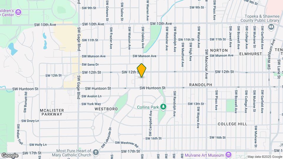 1221 SW Oakley Ave Mapa y Detalles de la Ubicación