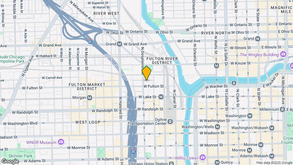 616 W Fulton St Map and Location Details