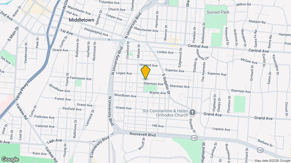 2015 Sherman Ave Mapa y Detalles de la Ubicación