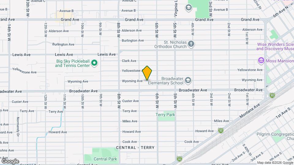 626 Wyoming Ave Map and Location Details