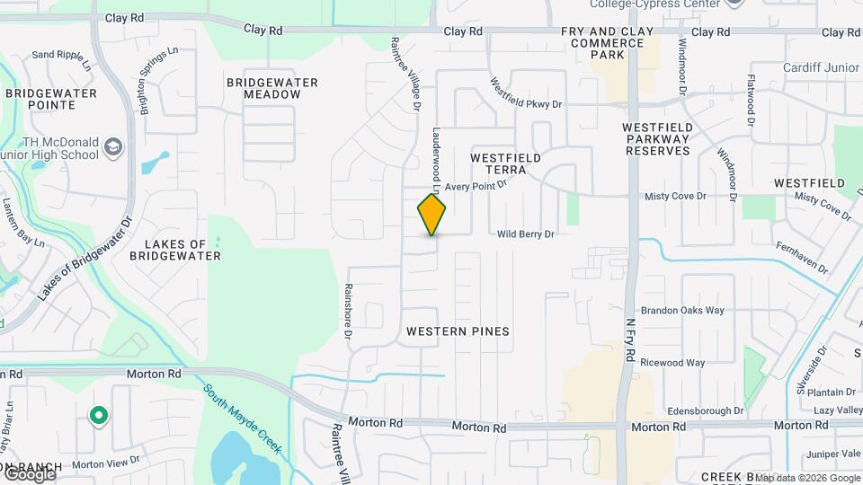 3603 Lauderwood Ln Map and Location Details