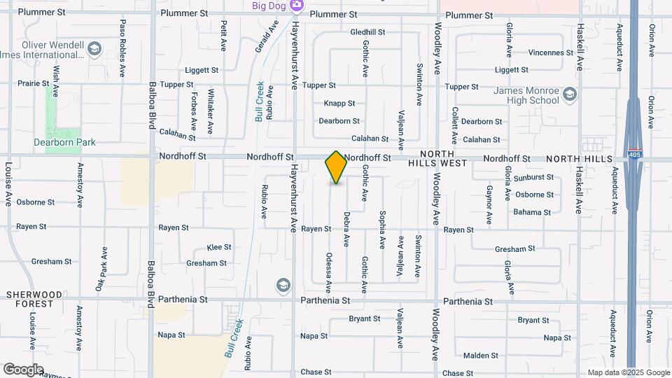 9006 Odessa Ave Map and Location Details