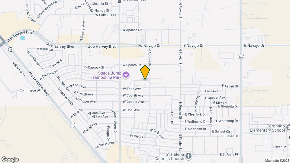 419 W Kiowa Ave Map and Location Details