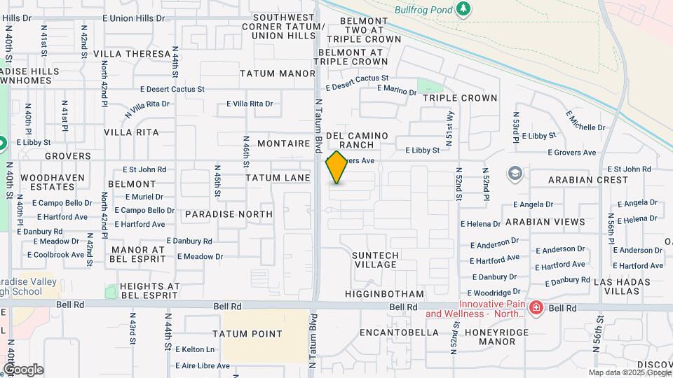 4822 E Shady Glen Ave Map and Location Details
