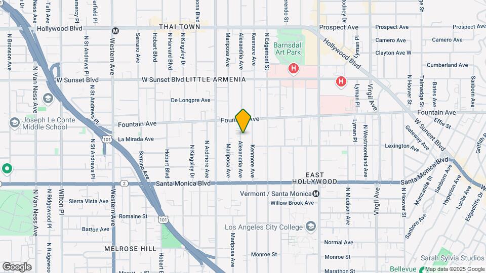 1224 1/2 Alexandria Ave Map and Location Details