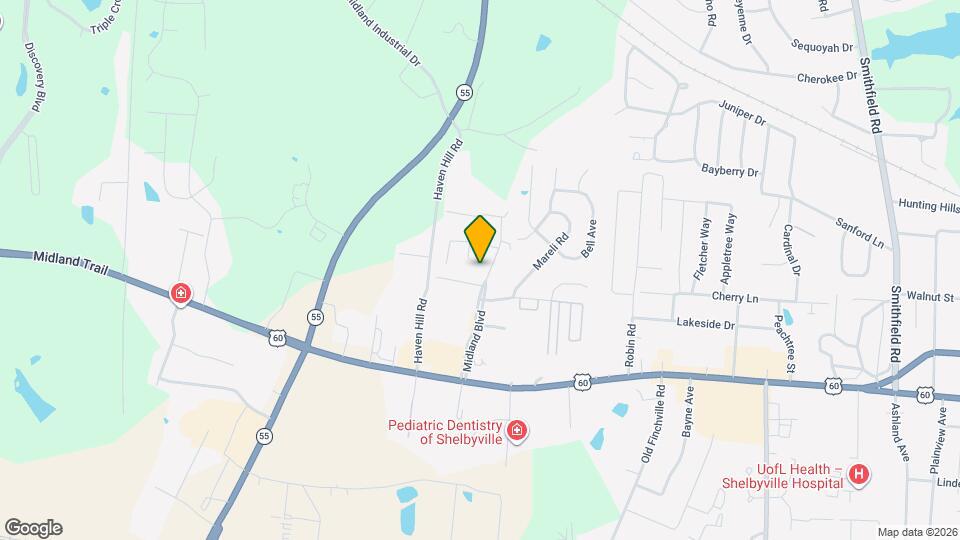 Shelbyville Map and Location Details