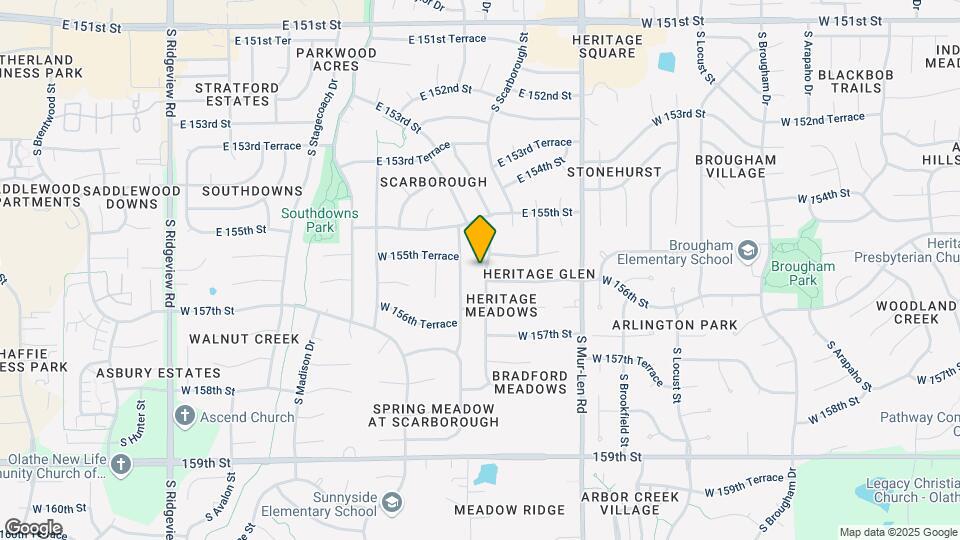 15526 S Kenwood St Map and Location Details