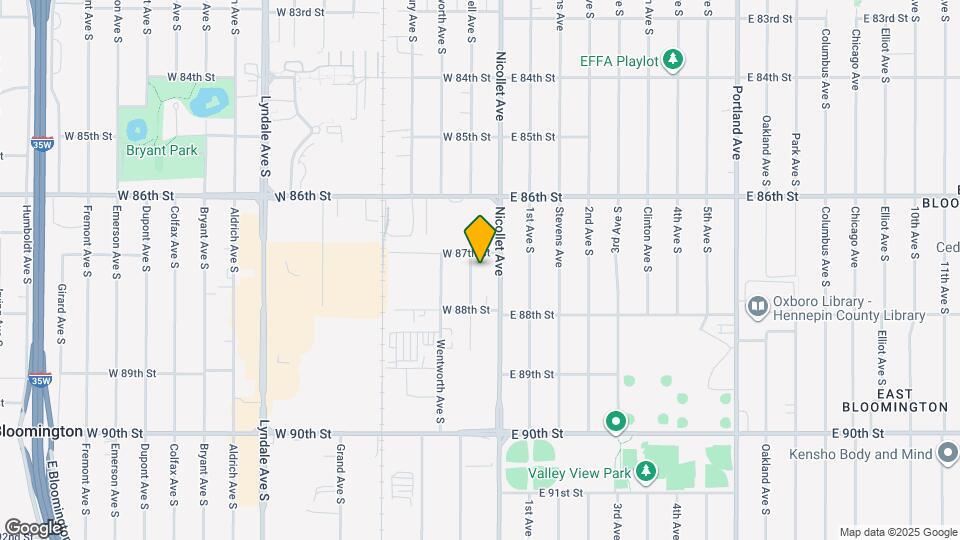 8707 Blaisdell Ave S Map and Location Details