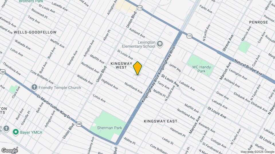 2810 Norwood Ave Mapa y Detalles de la Ubicación