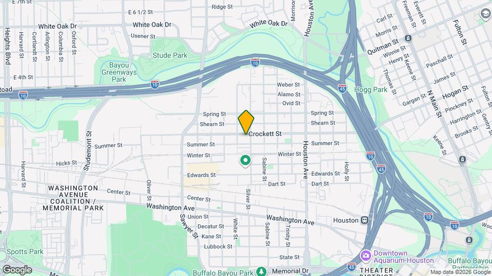 1903 Crockett St Map and Location Details