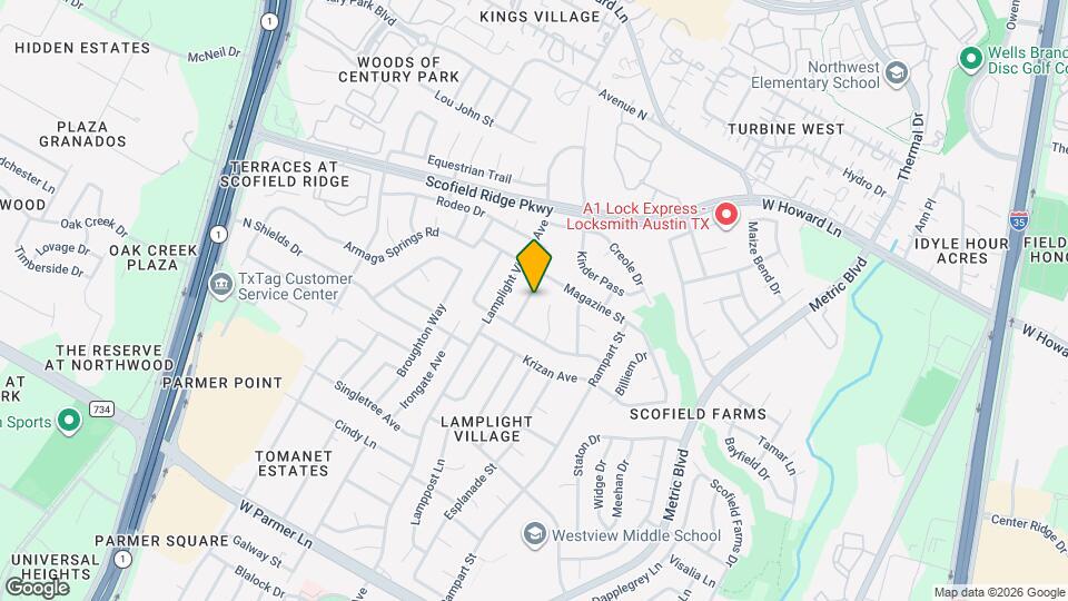 13205 Bourbon St Mapa y Detalles de la Ubicación