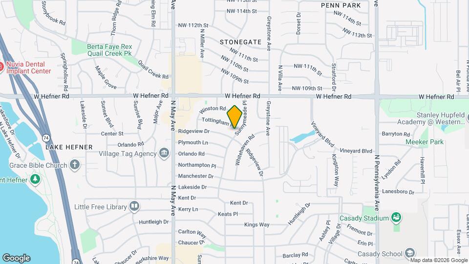 10705 Sunnymeade Pl Mapa y Detalles de la Ubicación