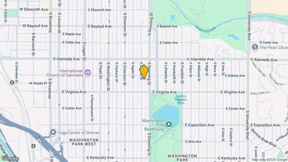 430 S Corona St Map and Location Details