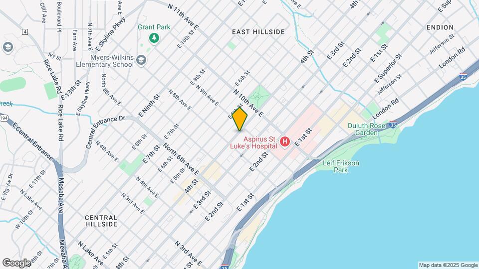 822 E 4th St, Unit #3 Map and Location Details