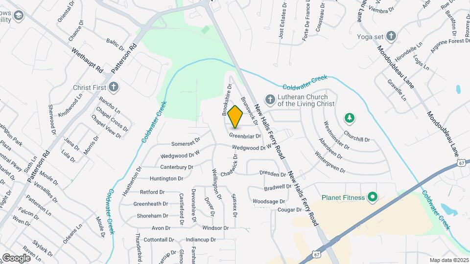 2385 Greenbriar Dr Map and Location Details