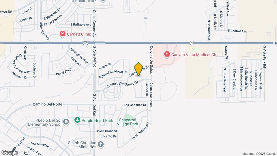 5514 Desert Willow Loop Map and Location Details