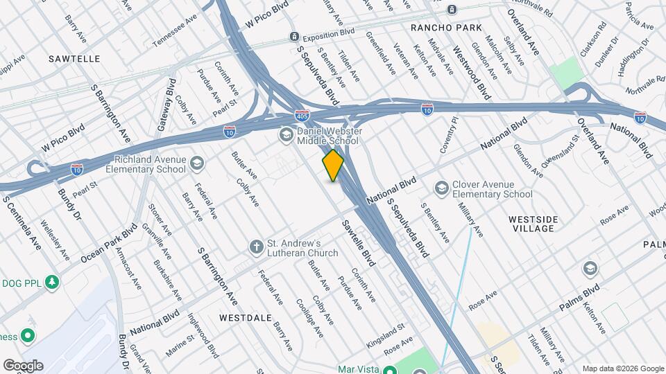 2852 Sawtelle Blvd, Unit Sawtelle Map and Location Details