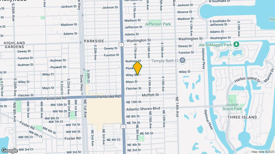 1401-1409 S 17th Ave Map and Location Details
