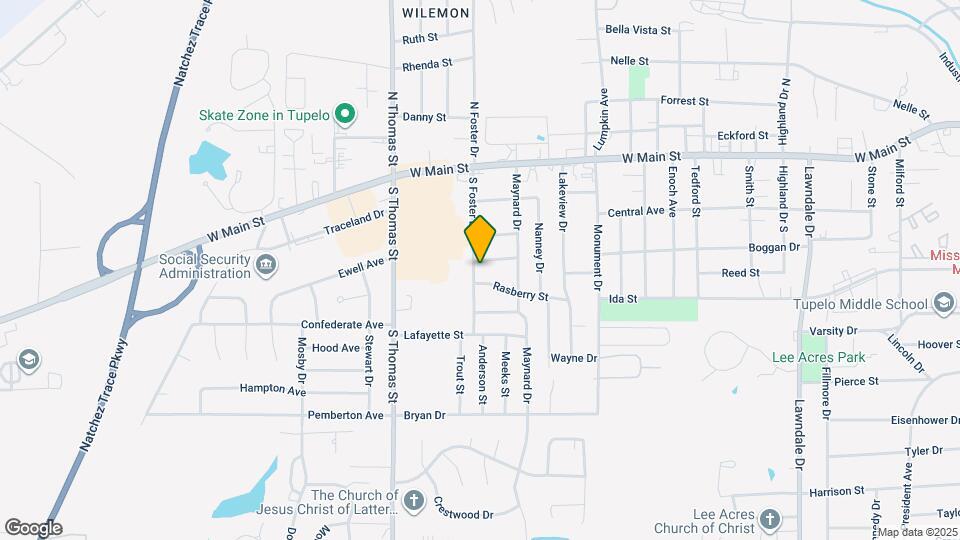 408 S Foster Dr Map and Location Details