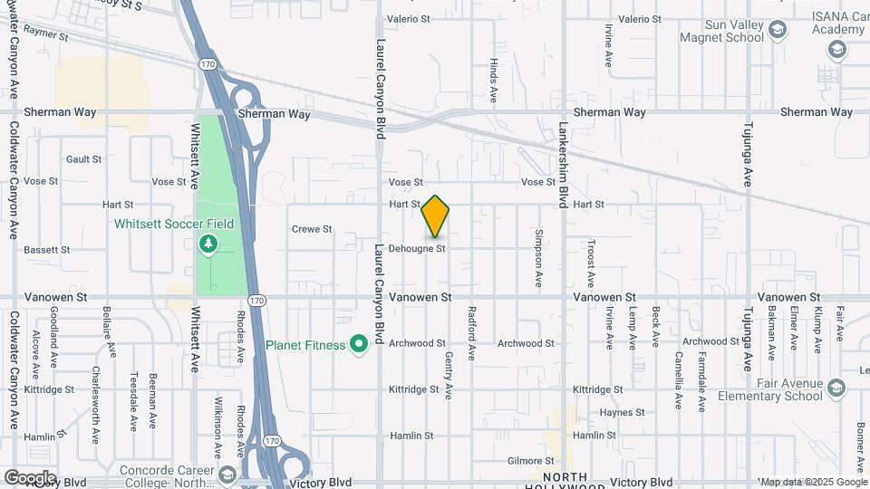 6904 Ben Ave Map and Location Details