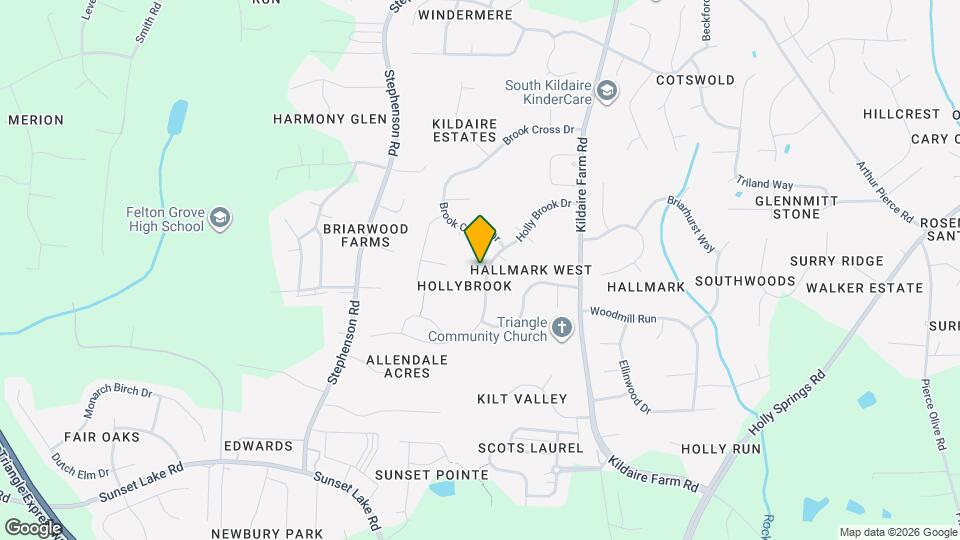 4816 Holly Brook Dr Map and Location Details