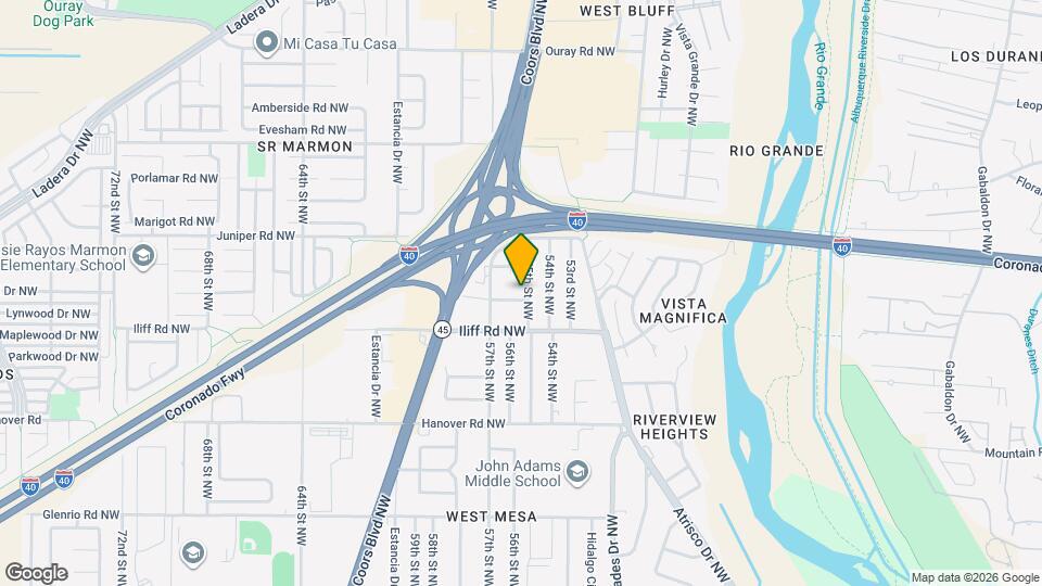 1627 55th St NW Map and Location Details