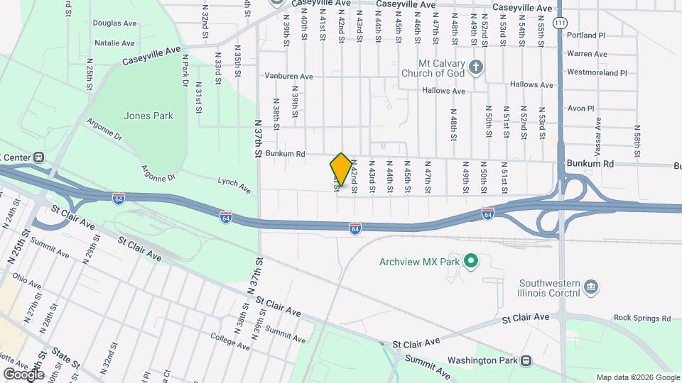 1104 N 41st St Map and Location Details