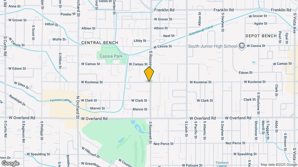 4201 W Kootenai St Map and Location Details