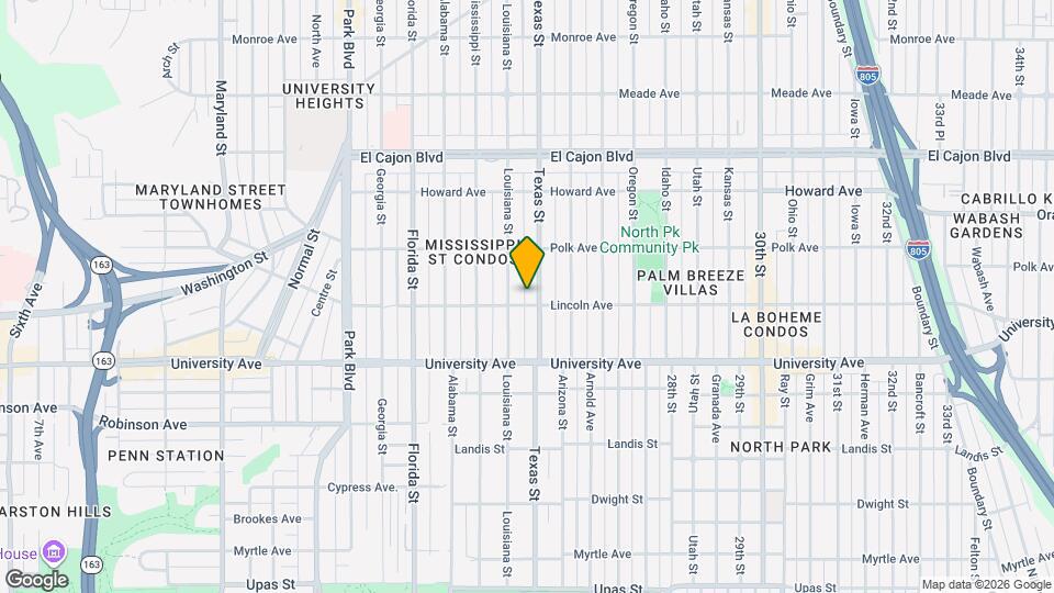 4016 Texas St Map and Location Details