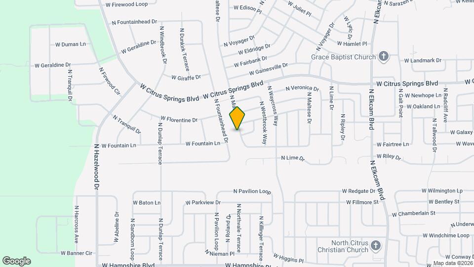 7104 N Maltese Dr Mapa y Detalles de la Ubicación