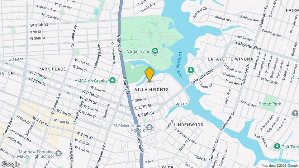 811 E 30th St Map and Location Details