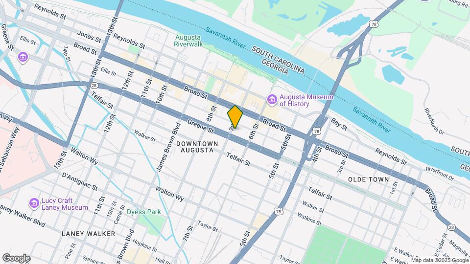 629 Greene St Map and Location Details