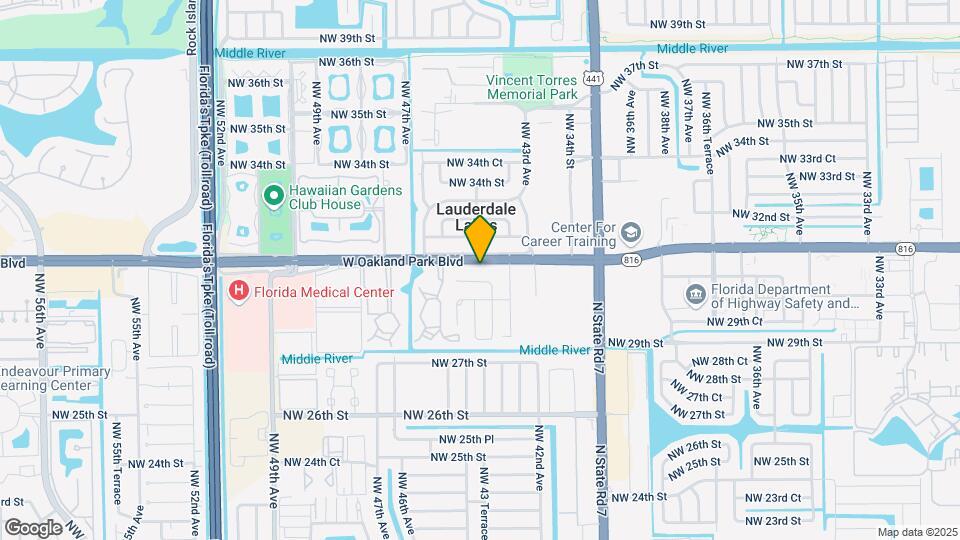 4410 W Oakland Park Blvd Map and Location Details
