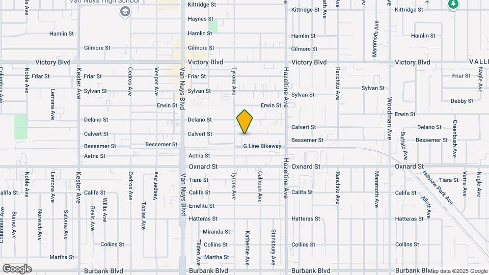 14240 Calvert St Map and Location Details