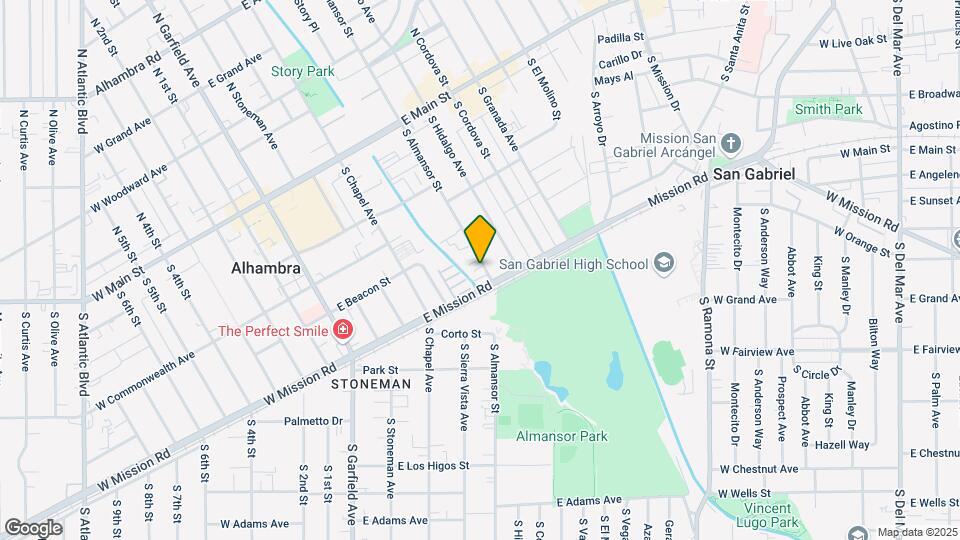 509 S Almansor St Mapa y Detalles de la Ubicación