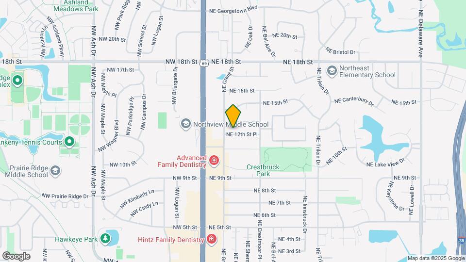 210 NE 12th Street Pl Map and Location Details