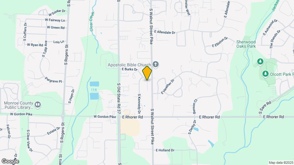3438 S Burks Ct Map and Location Details