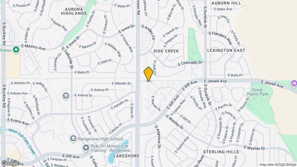 18929 E Warren Cir, Unit 303 Map and Location Details