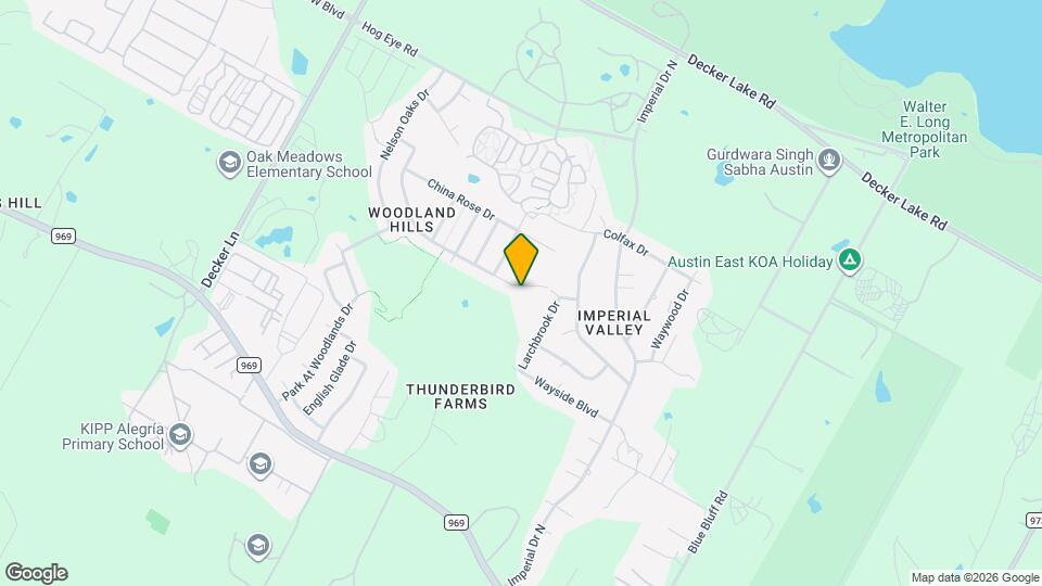 9505 Southwick Dr Map and Location Details