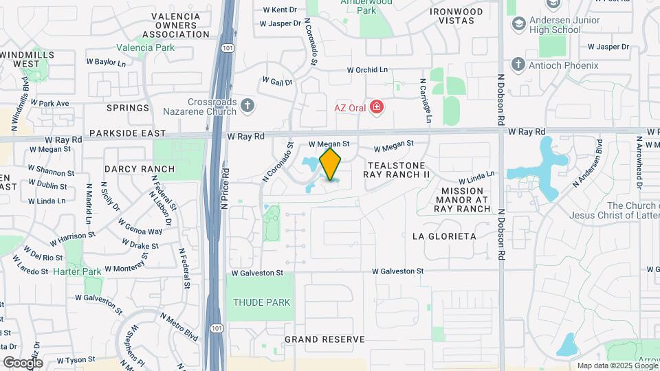 853 N Blackstone Ct Map and Location Details