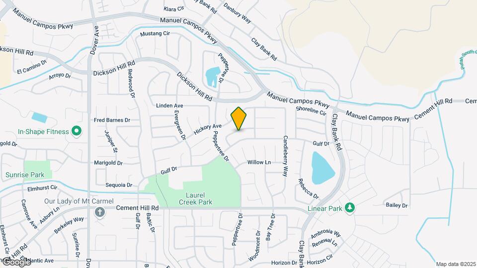 1125 Ironwood Cir Map and Location Details