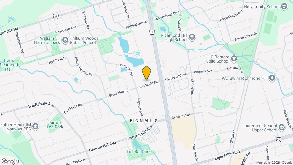 50 Brookside Rd Map and Location Details